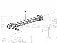 Control Arm Upper Rear. Porsche 993
